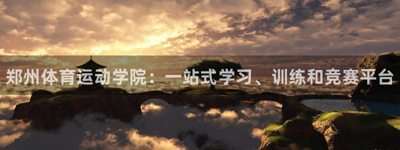 3377体育官网下载平台注册流程视频:郑州体育运动学院:一站